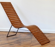 JC101 JOHN CORCORAN MAPLE SLAT CHAISE