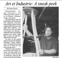 BERKSHIRE RECORD, JULY 2012: Art & Industrie, A Sneak Peak